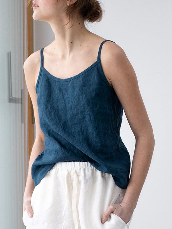 Amandira - Relaxed Spaghetti Strap Top