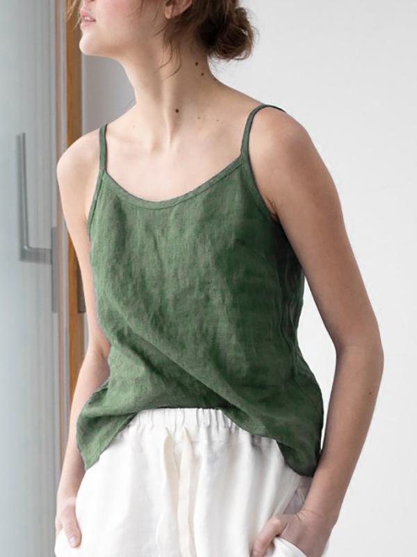 Amandira - Relaxed Spaghetti Strap Top