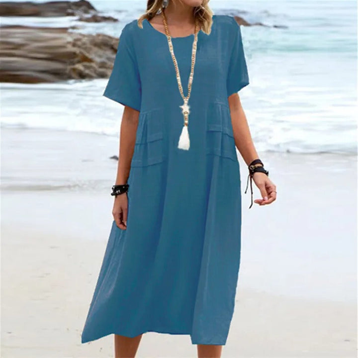 Ava | Elegantes Baumwollkleid