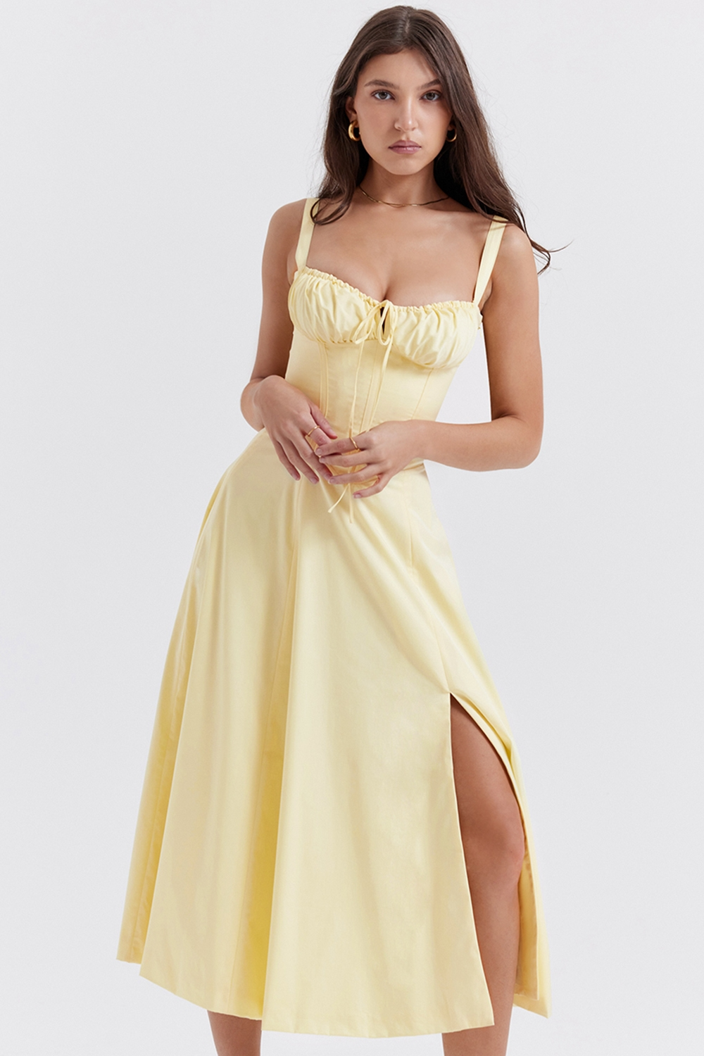 Annabelle - Romantic Corset Midi Dress
