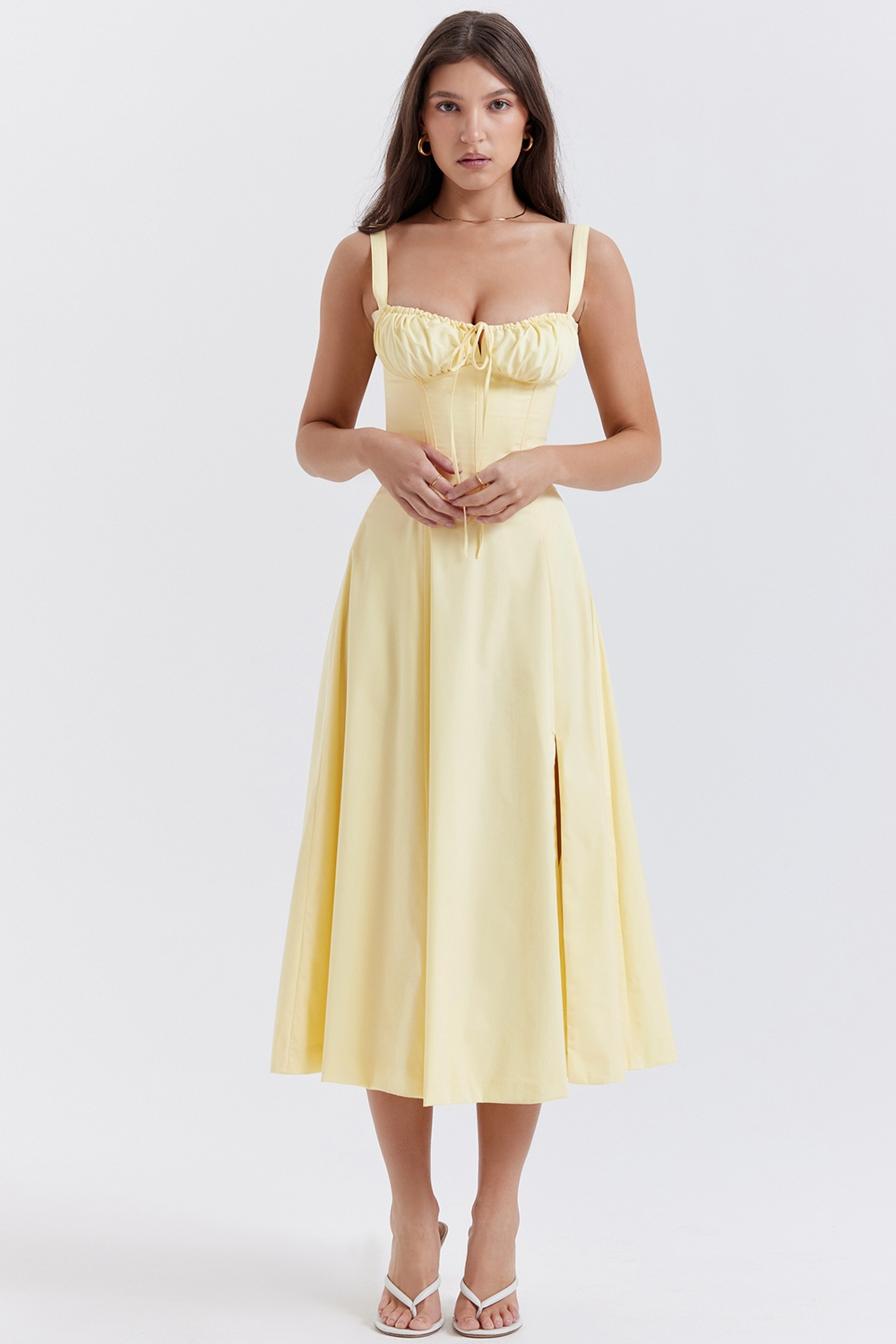 Annabelle - Romantic Corset Midi Dress