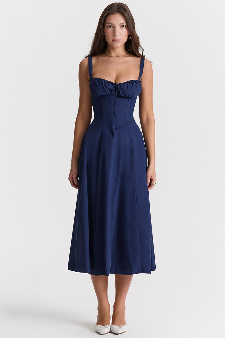Annabelle - Romantic Corset Midi Dress