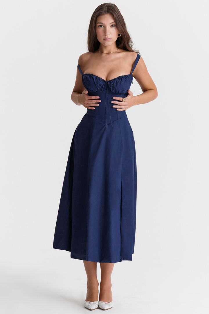 Annabelle - Romantic Corset Midi Dress