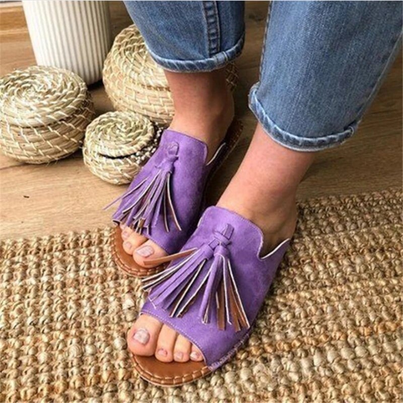 Scarlett - Boho Tassel Sandals