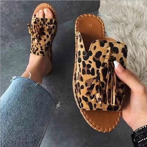 Scarlett - Boho Tassel Sandals