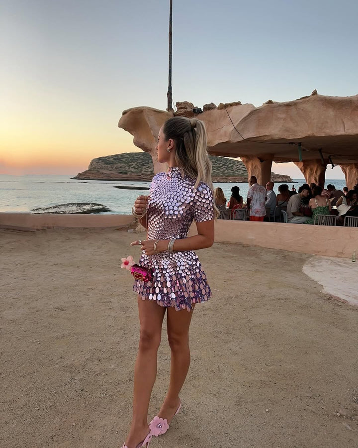 Leilani | High Neck Mini Dress
