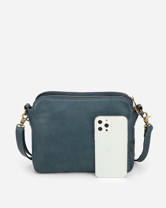 Aelira - Sleek Three Layer Crossbody Bag