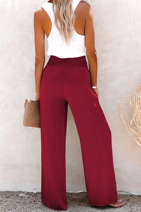 Auriline - Relaxed High-Waist Pants