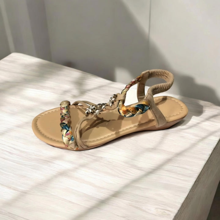 Nerelia - Braided Flat Sandals
