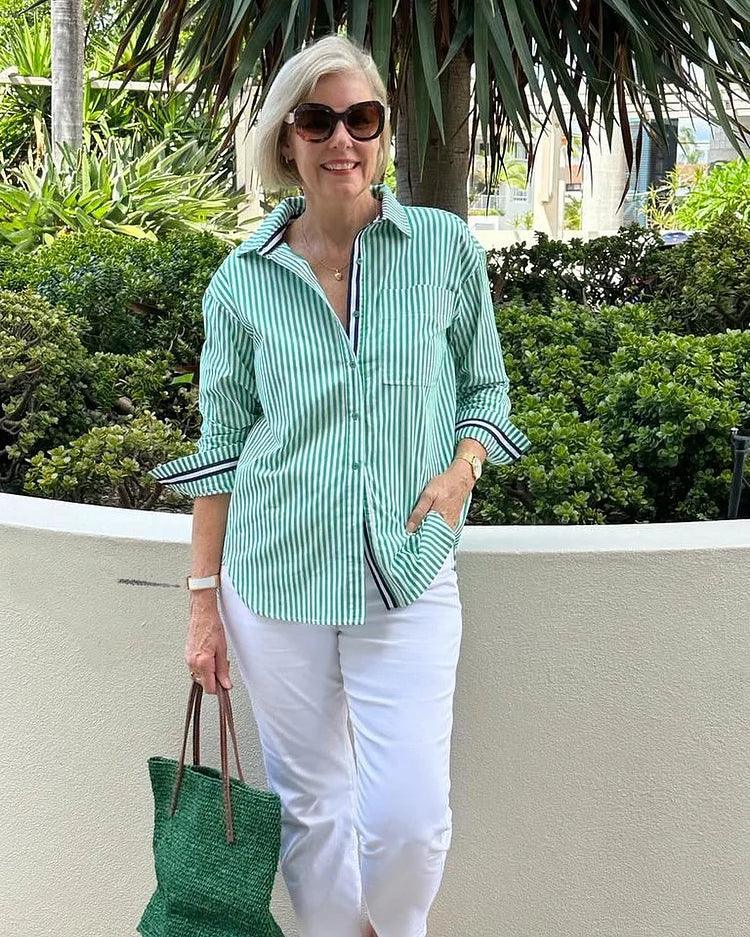 Kiandra -  Striped Shirt
