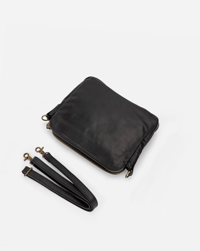 Aelira - Sleek Three Layer Crossbody Bag