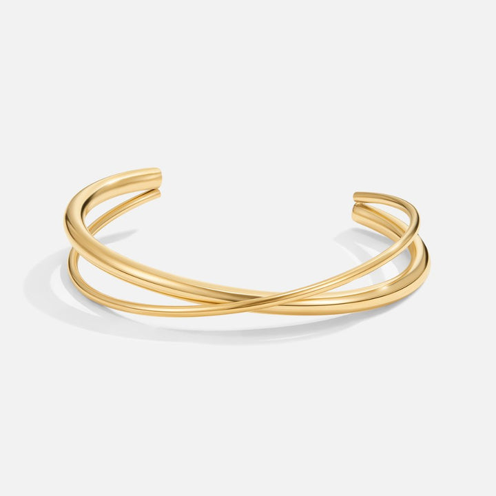 Golden twist bracelet