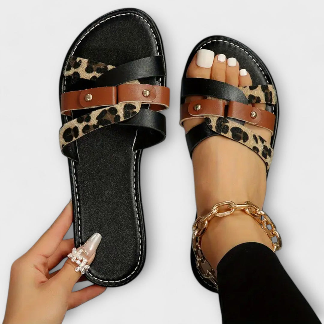 Emerise - Cross Strap Sandals