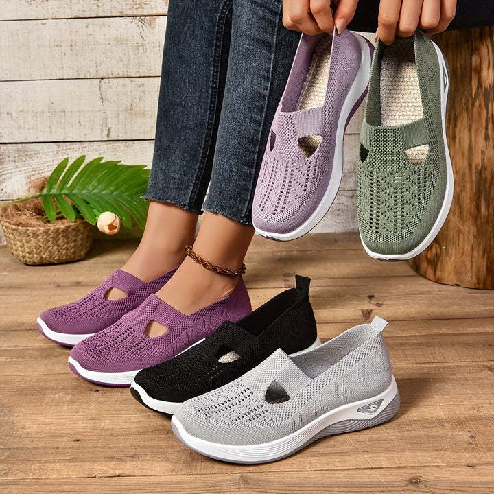 Morgan - Lightweight Knit Slip Ons
