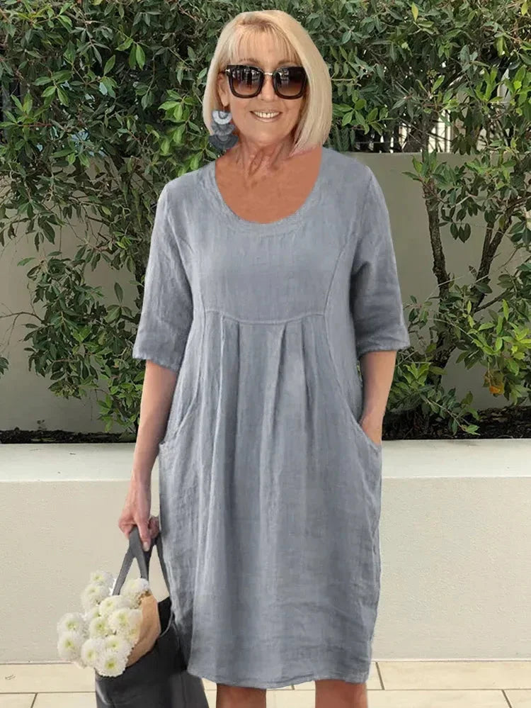 Calira - Midi dress with pockets