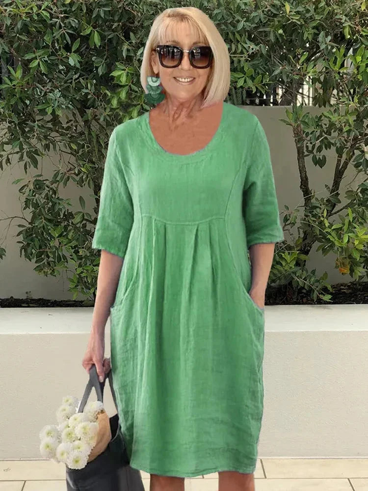 Calira - Midi dress with pockets