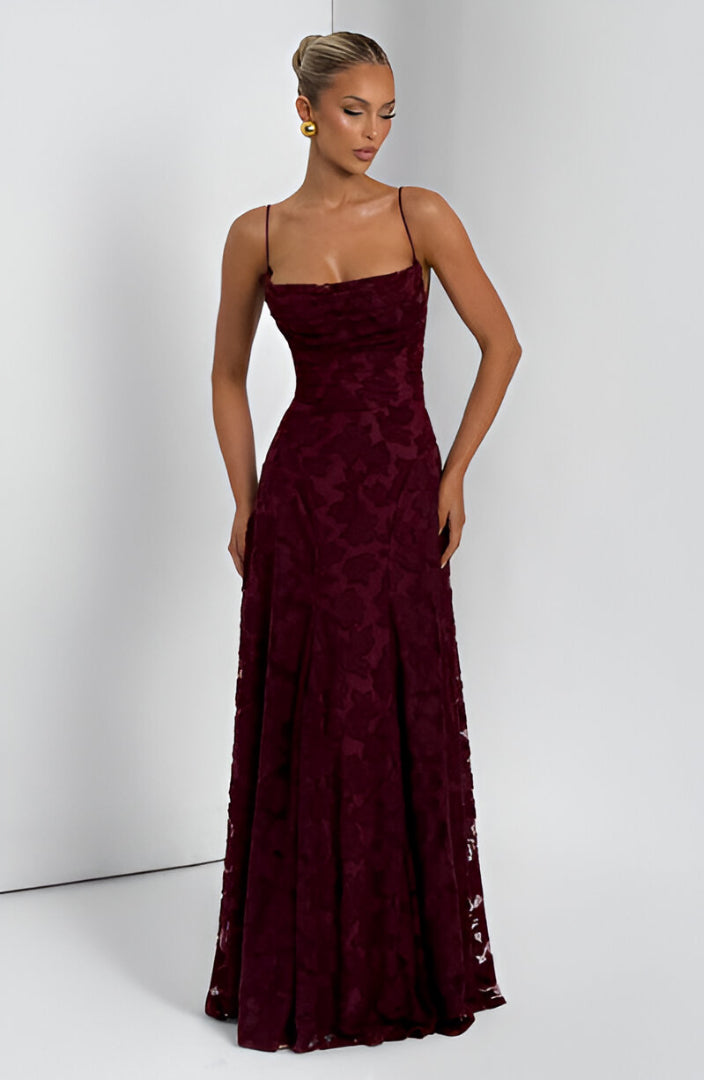 Imogen - Lace Corset Maxi Dress