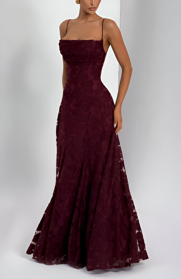 Imogen - Lace Corset Maxi Dress