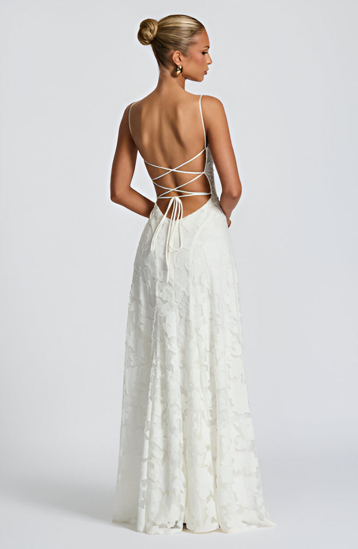 Imogen - Lace Corset Maxi Dress