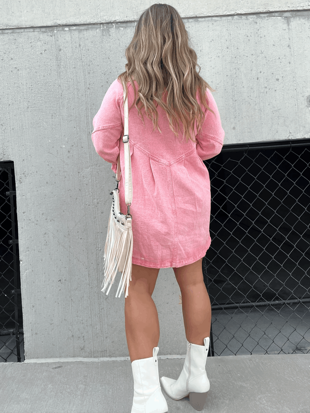 LUNA | Washed Denim Dress