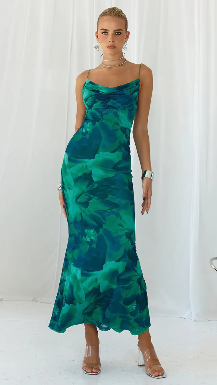 Marivea - Sleeveless Bodycon Maxi Dress for Parties and Clubs