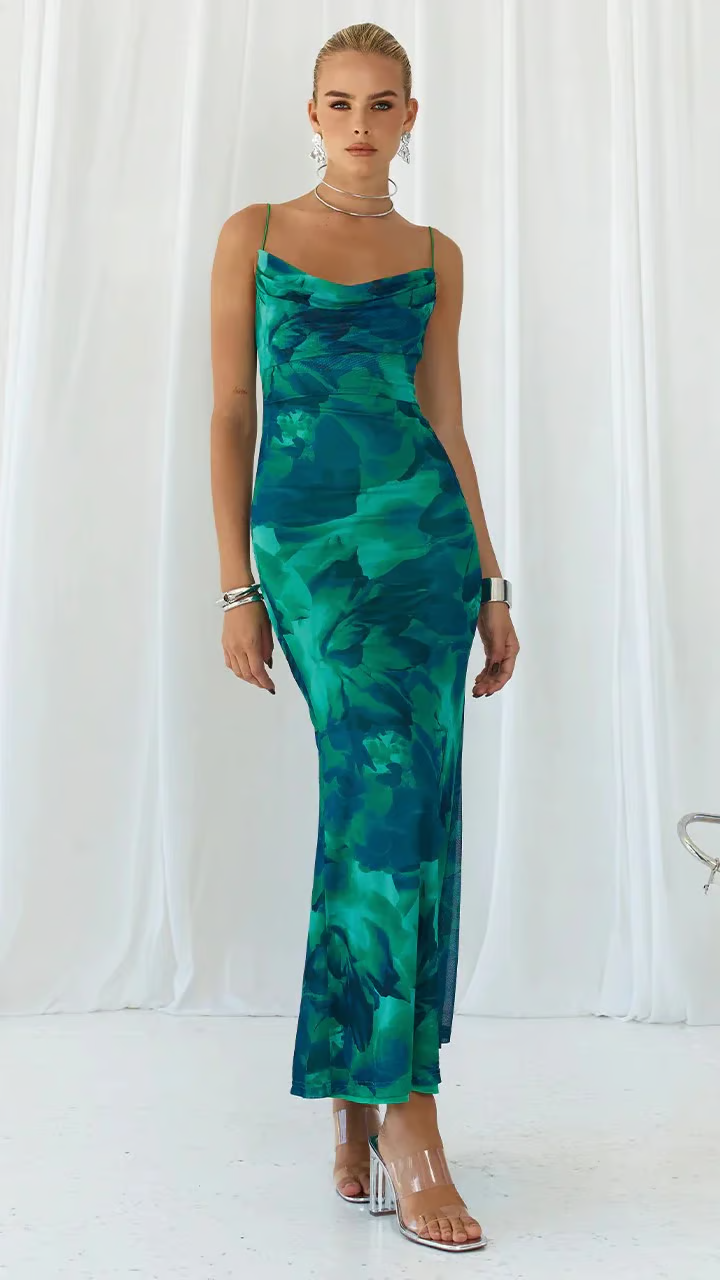 Marivea - Sleeveless Bodycon Maxi Dress for Parties and Clubs