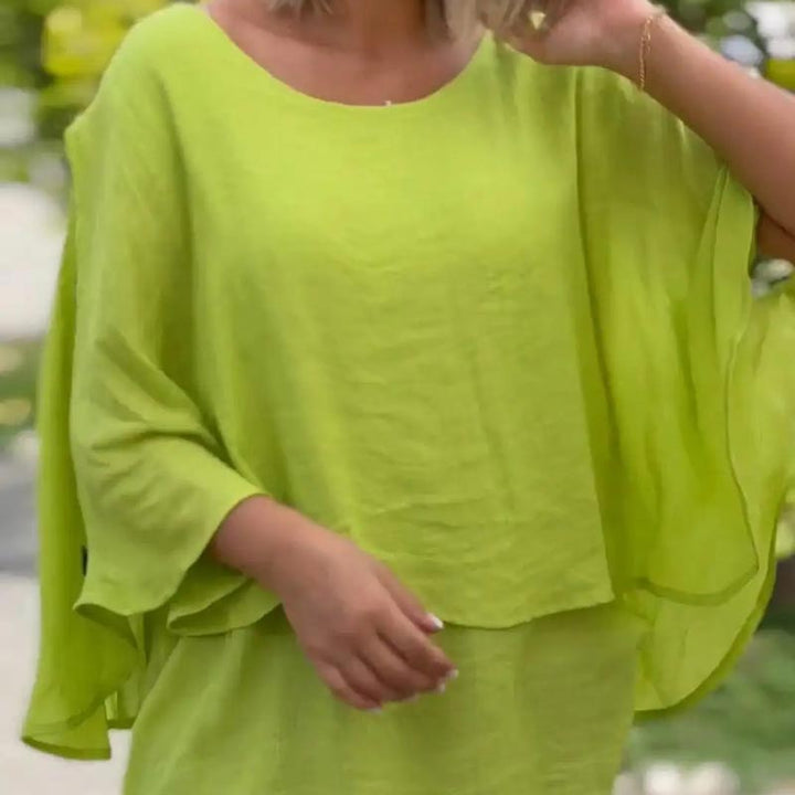 Neveah -  Breezy Layered Top