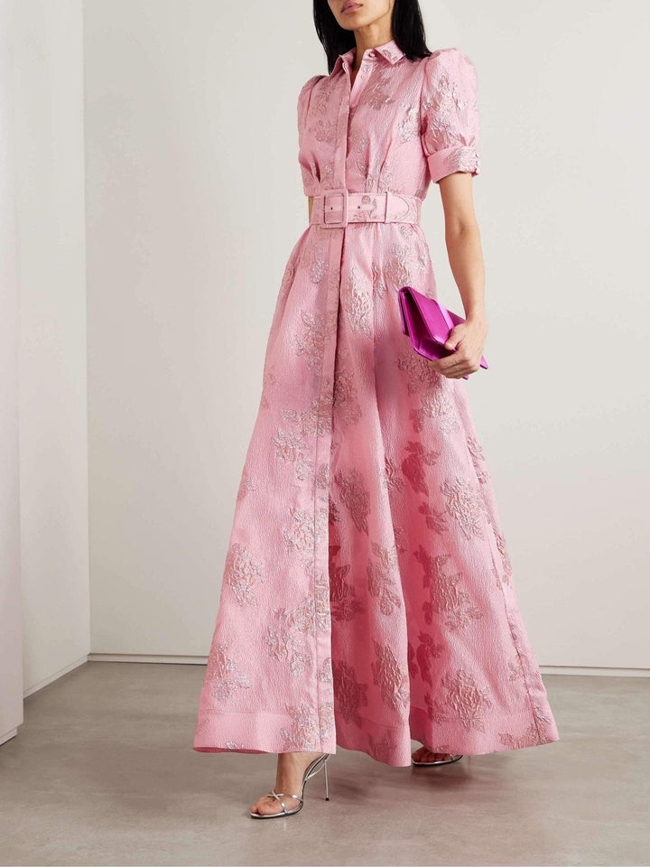 Kaiya - Short dress with puff sleeves