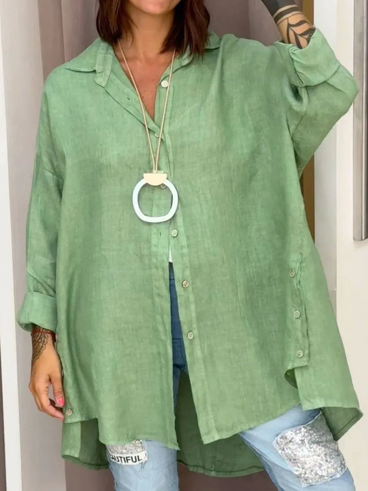 Callirra - Oversized Button Shirt