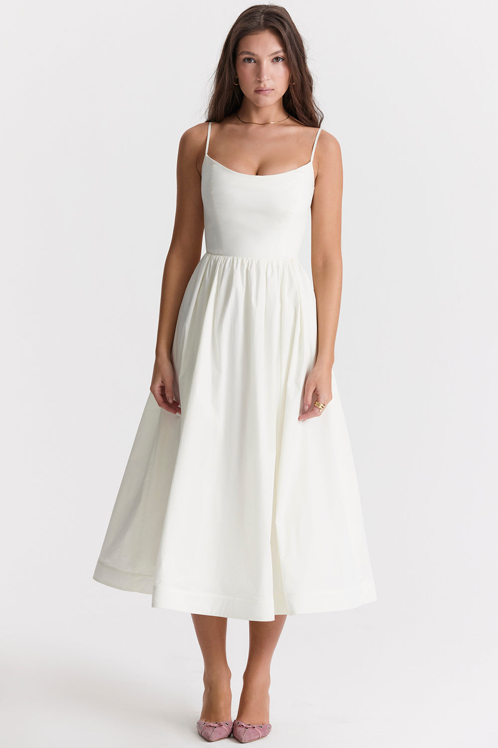 Maria - Elegant Midi Dress