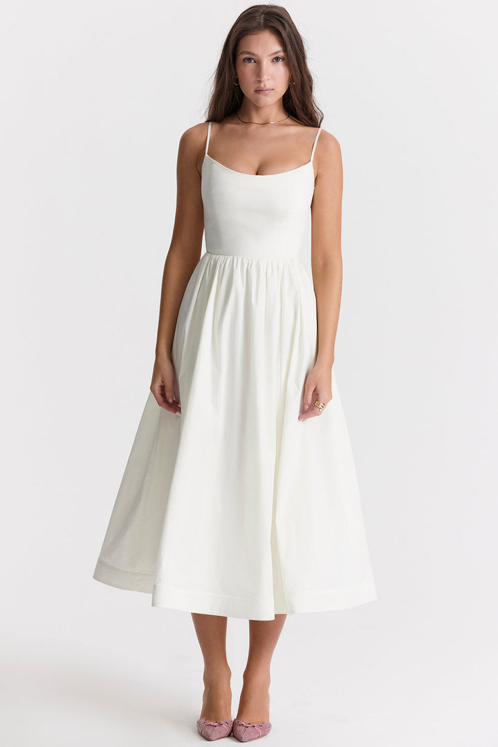 Maria - Elegant Midi Dress
