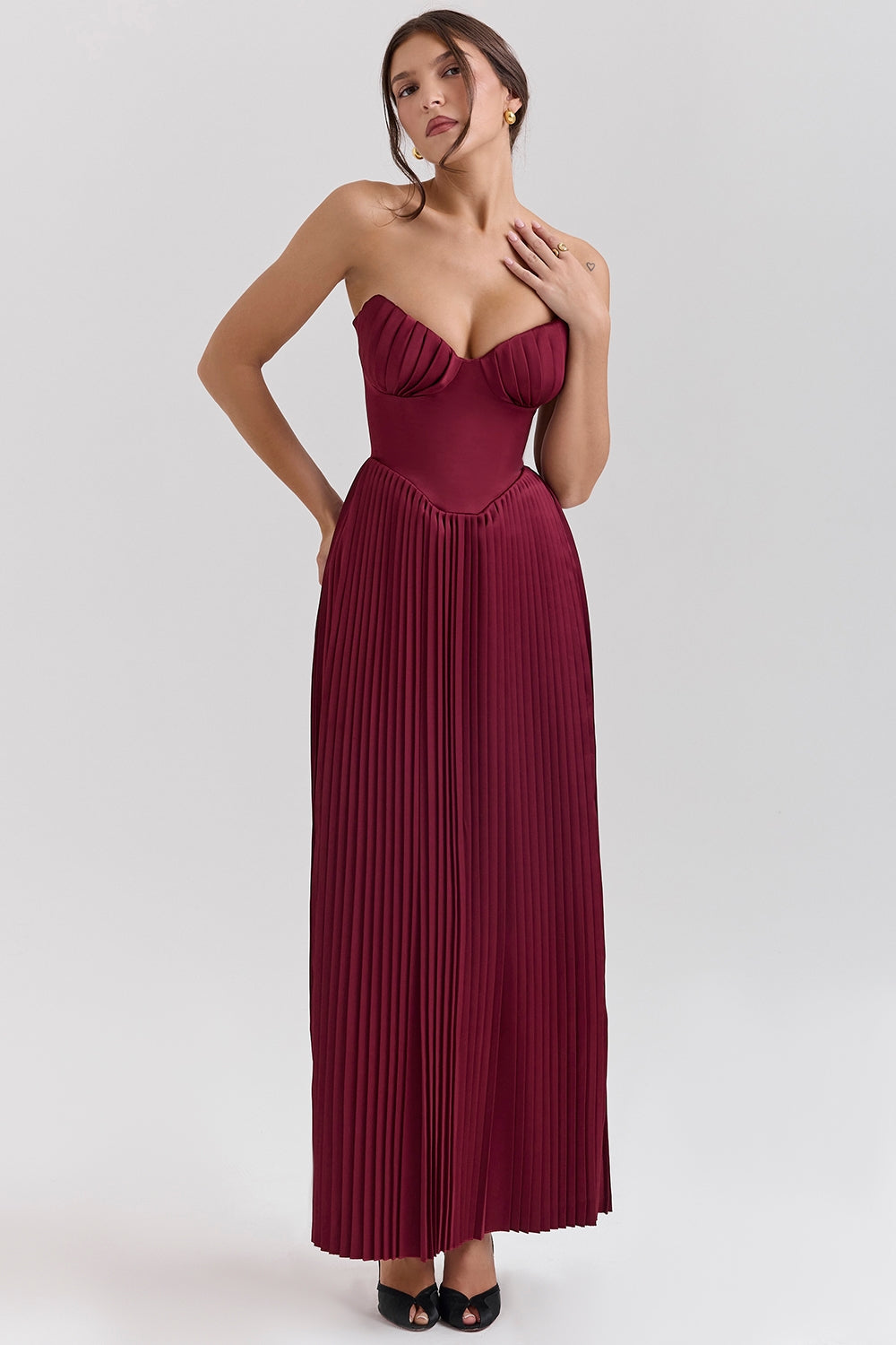 Grace - Drape Bloom Maxi Dress
