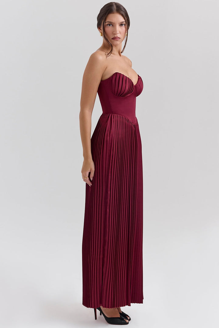 Grace - Drape Bloom Maxi Dress