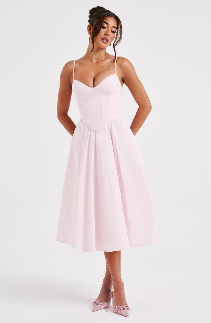 Harlow - Corset Midi Dress