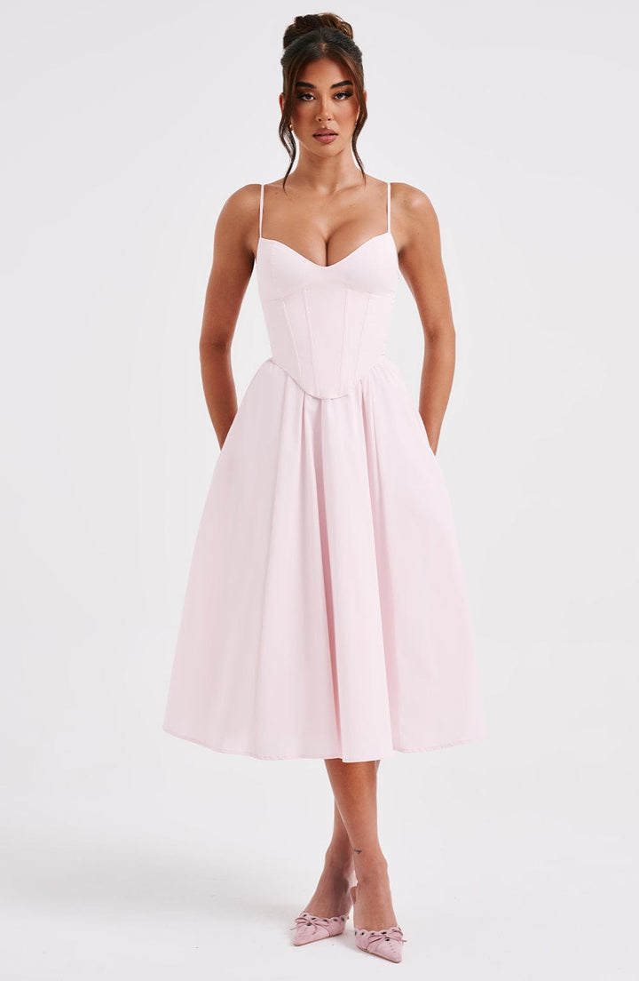 Harlow - Corset Midi Dress