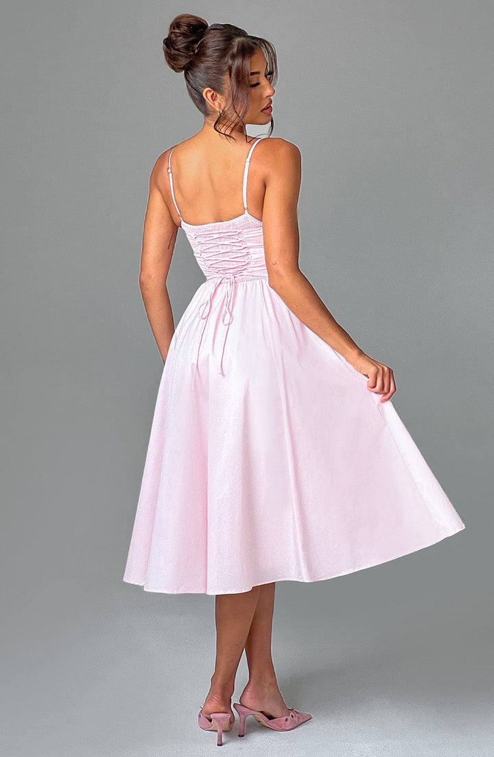 Harlow - Corset Midi Dress