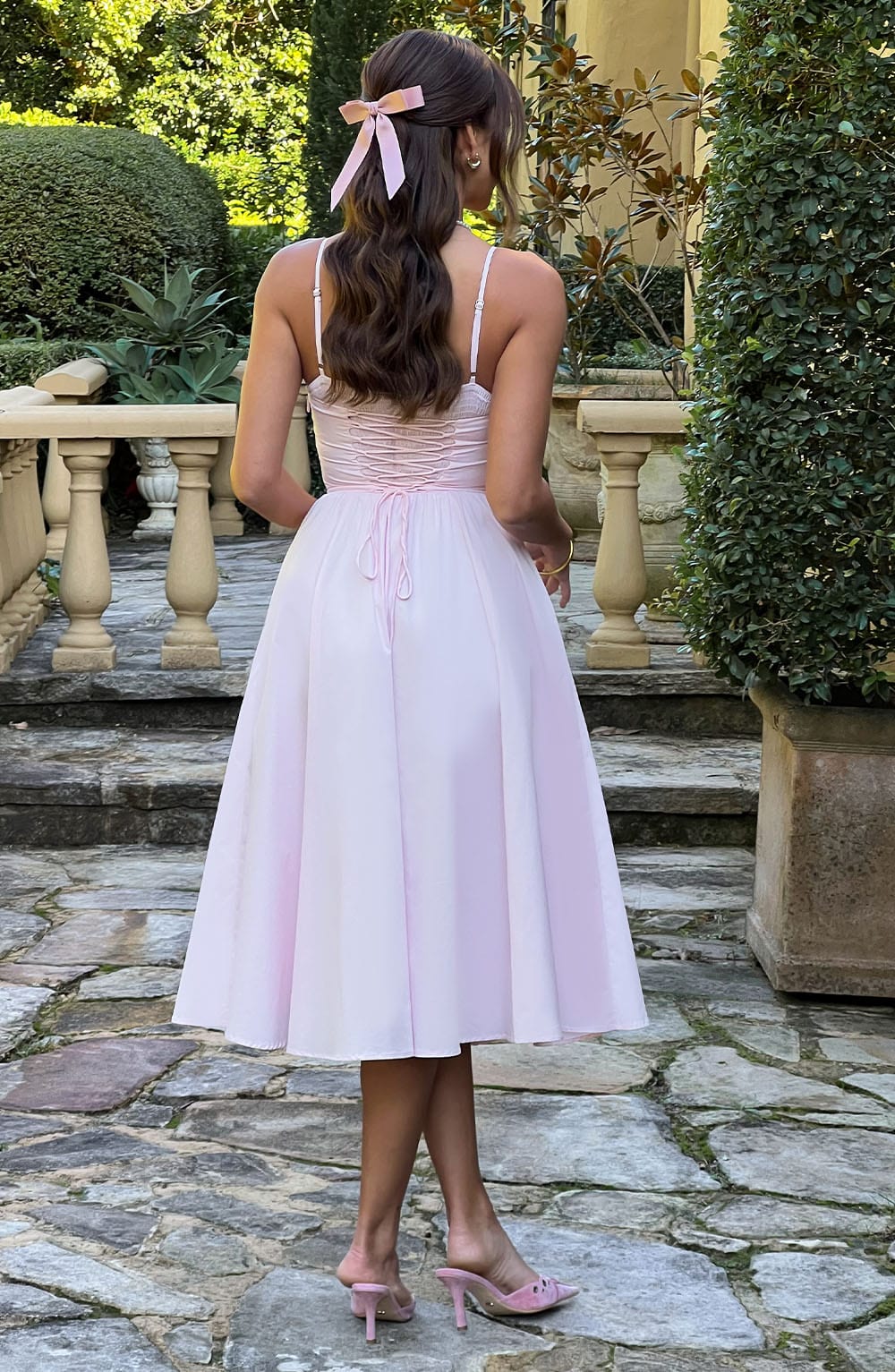 Harlow - Corset Midi Dress