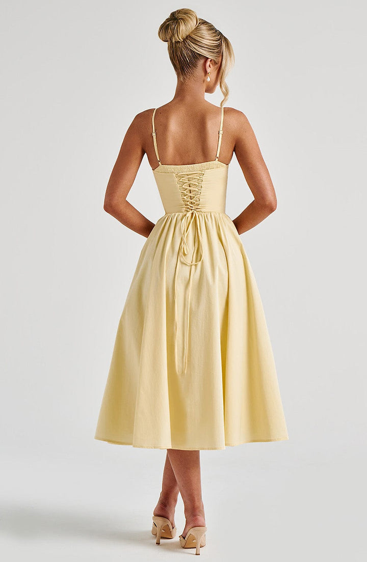 Harlow - Corset Midi Dress
