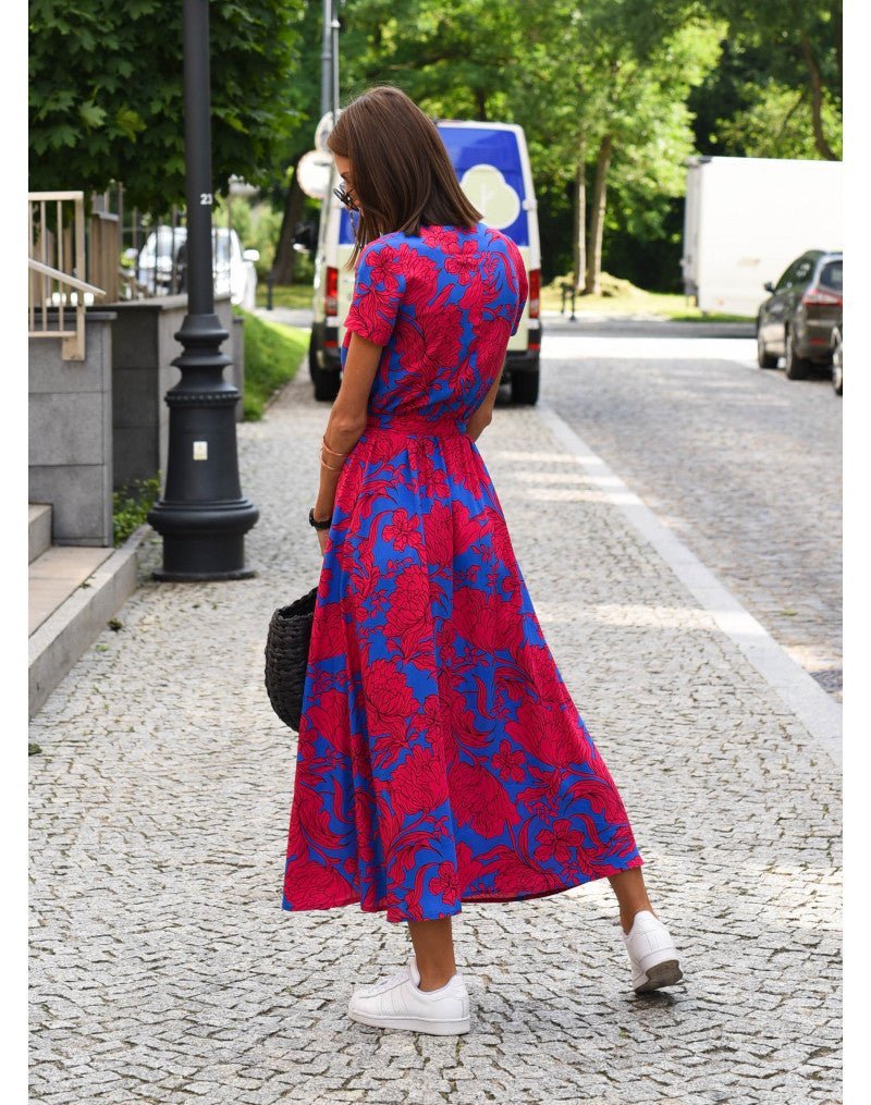 Nélia | Elegant Floral Dress