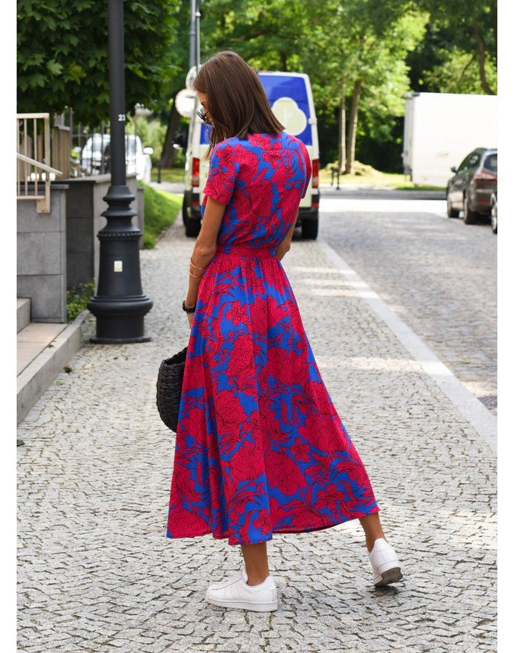Nélia | Elegant Floral Dress