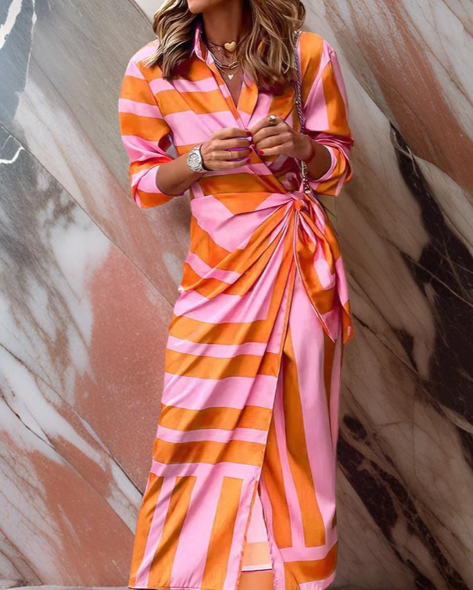 Astoria – Graceful Wrap Midi Dress