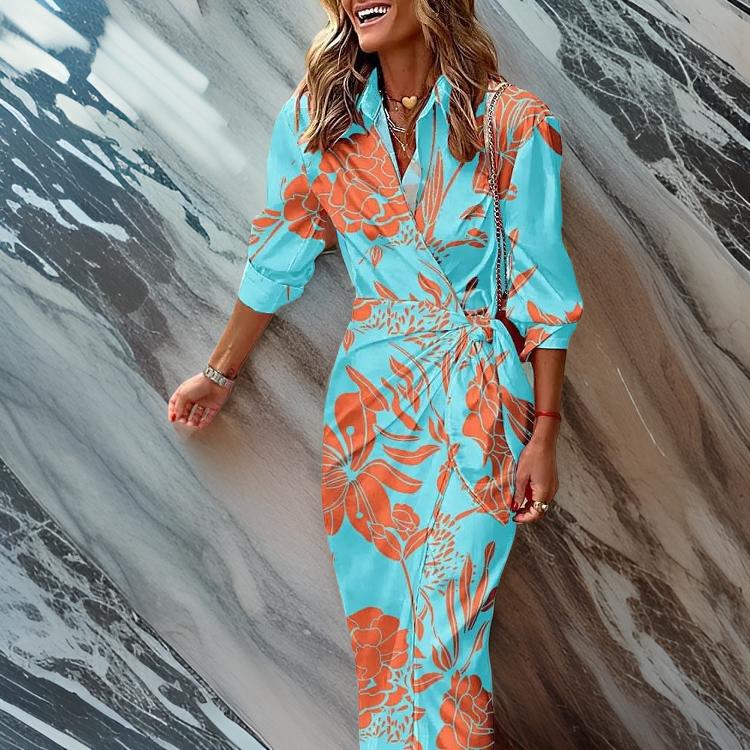 Astoria – Graceful Wrap Midi Dress