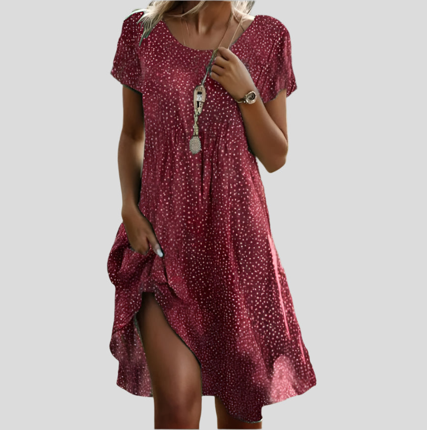 Orlina - Boho summer dress with romantic details