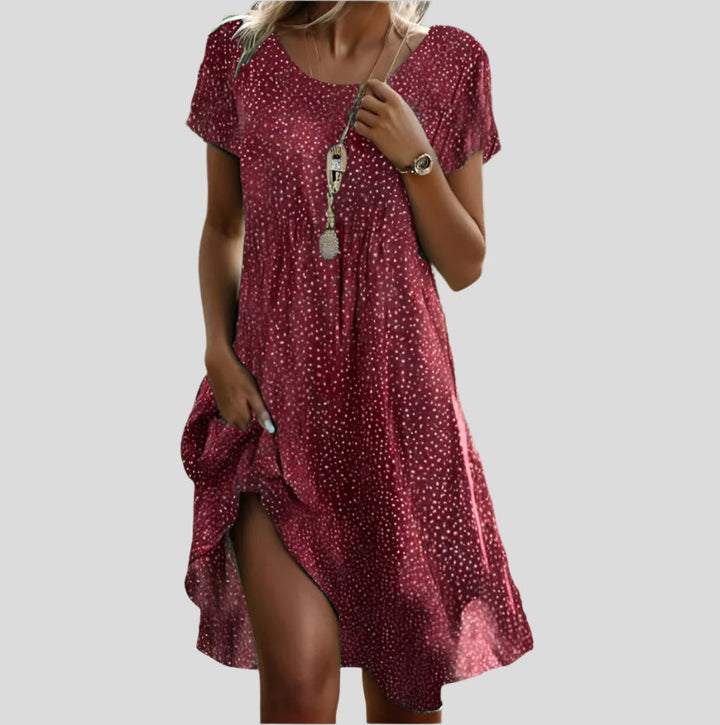Orlina - Boho summer dress with romantic details