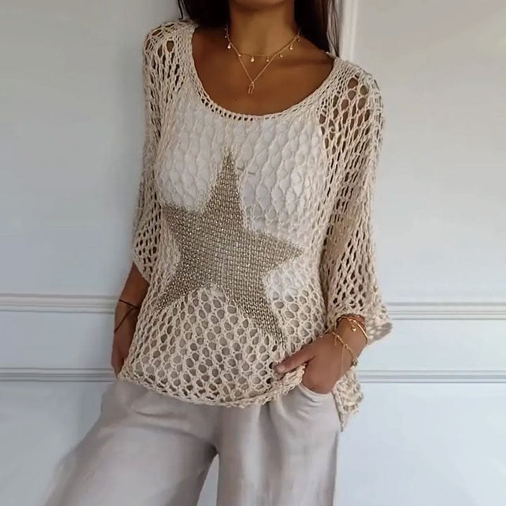 Tiana - Starry Knit Top