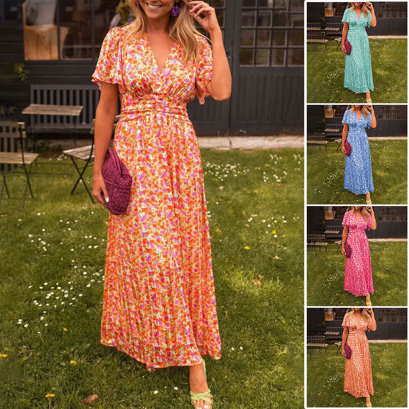 Aevissa | Classic V-Neck Dress