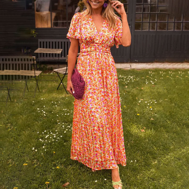 Aevissa | Classic V-Neck Dress