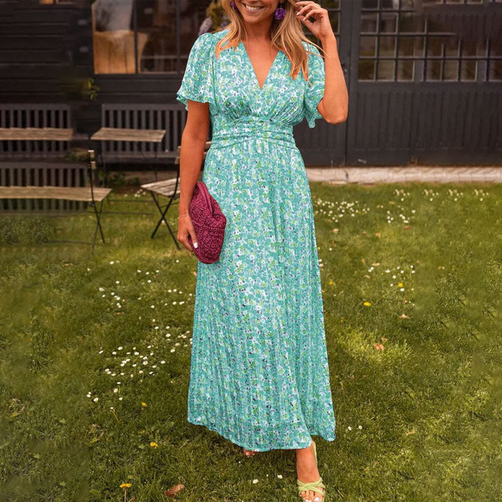 Aevissa | Classic V-Neck Dress