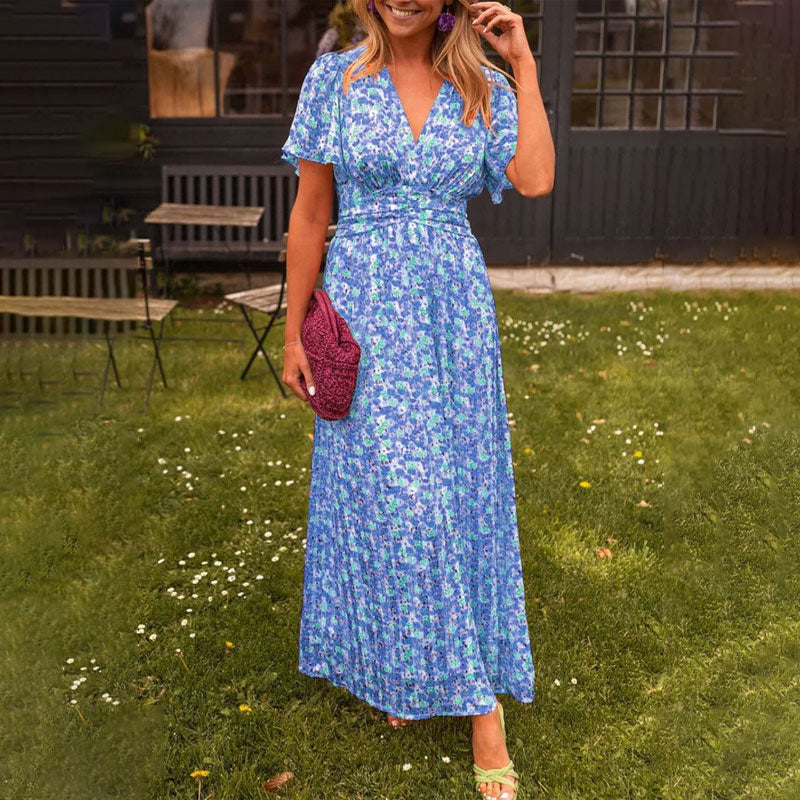 Aevissa | Classic V-Neck Dress