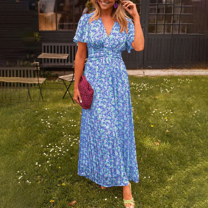 Aevissa | Classic V-Neck Dress